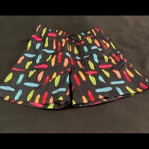 Men’s swim shorts with inside netting.